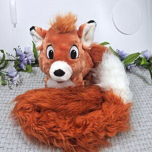 Disney Parks The Fox & the Hound Todd Fox Plush with 42" Tail Boa